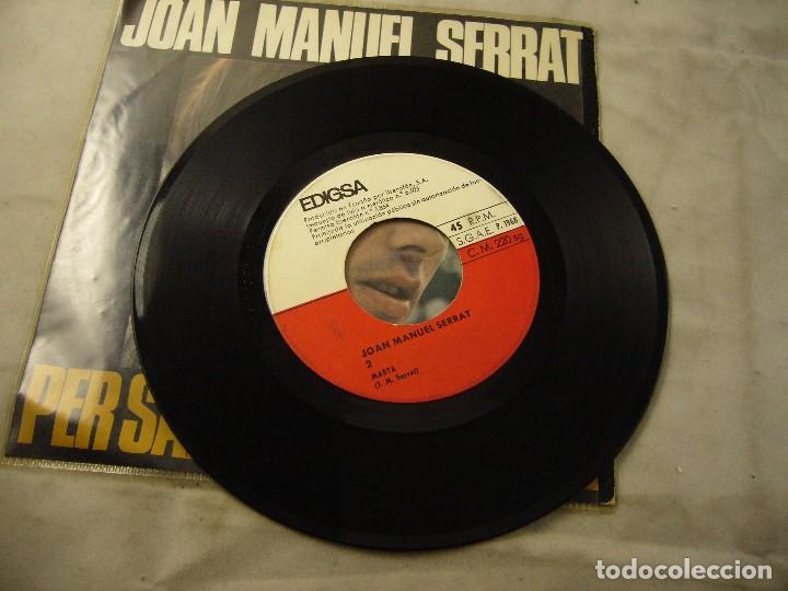 Discos de vinilo: JOAN MANUEL SERRAT PER SANT JOAN EP 1968 - Foto 2