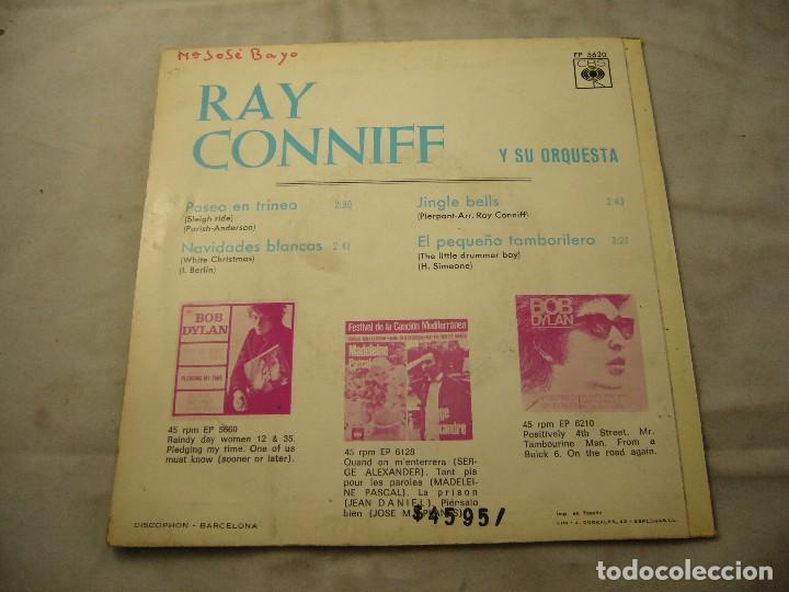 Discos de vinilo: RAY CONNIFF - FELIZ NAVIDAD CON RAY CONNIFF - EP - Foto 4