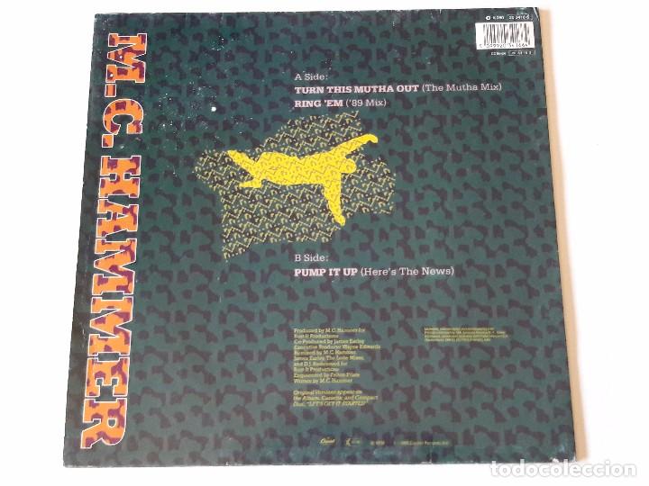 Discos de vinilo: MC Hammer - Turn This Mutha Out - 1988 - Foto 2