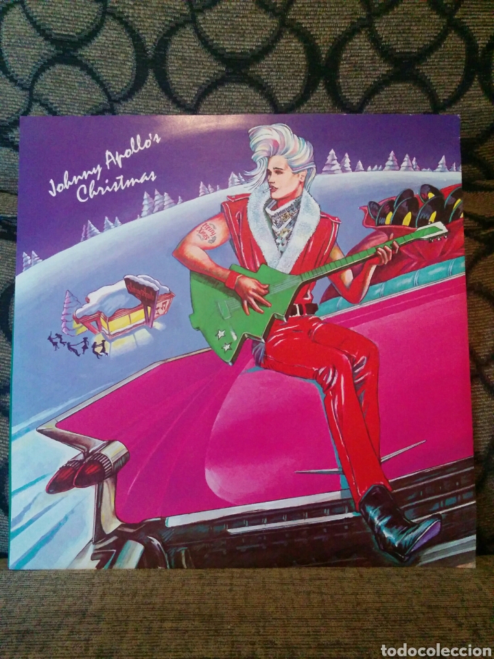 Discos de vinilo: JOHNNY APOLLOS CHRISTMAS LP 1982 - Foto 1