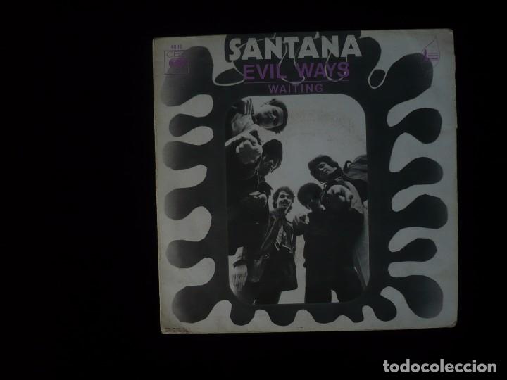 Discos de vinilo: santana evil ways - hecho en francia - Foto 1