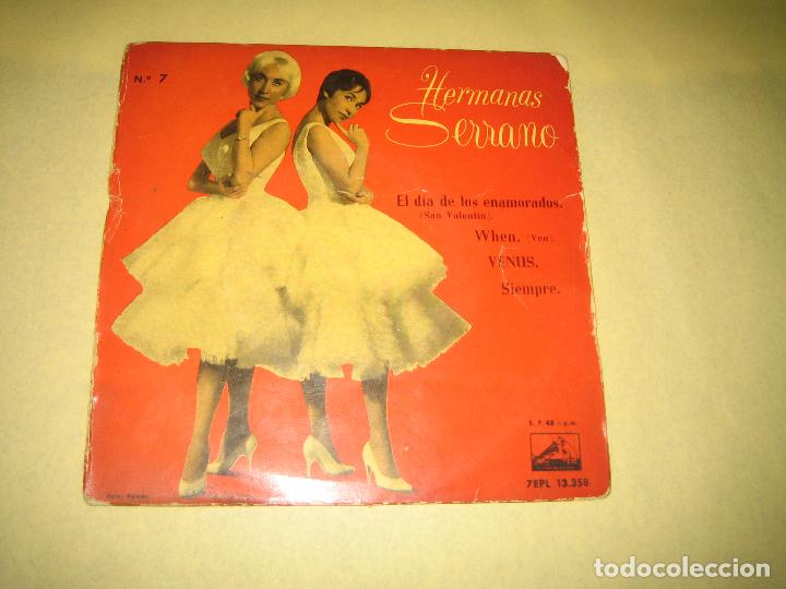Discos de vinilo: HERMANAS SERRANO - SINGLE - Foto 1