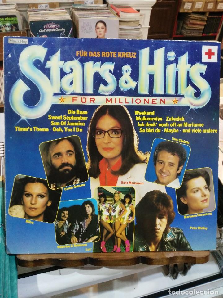 Discos de vinilo: Stars & Hits f&uuml;r Millionen - Die Rose, Weekend, Zabadak, ... - LP. del sello F&uacute;r das rote kreuz de