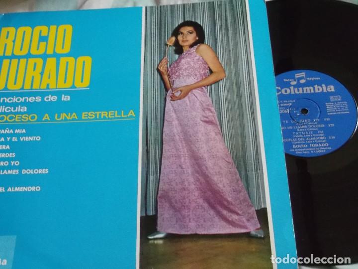 Discos de vinilo: ROCIO JURADO-CANCIONES DE LA PELICULA PROCESO DE UNA ESTRELLA-EDIC ORIG 1966