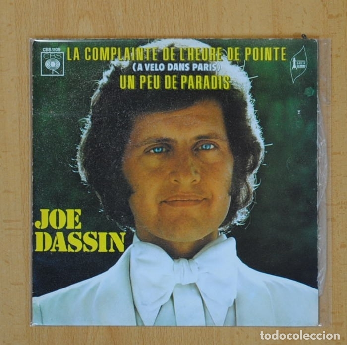 Discos de vinilo: JOE DASSIN - LA COMPLAINTE DE CHEURE DE POINTE / UN PEU DE PARADIS - SINGLE - Foto 1
