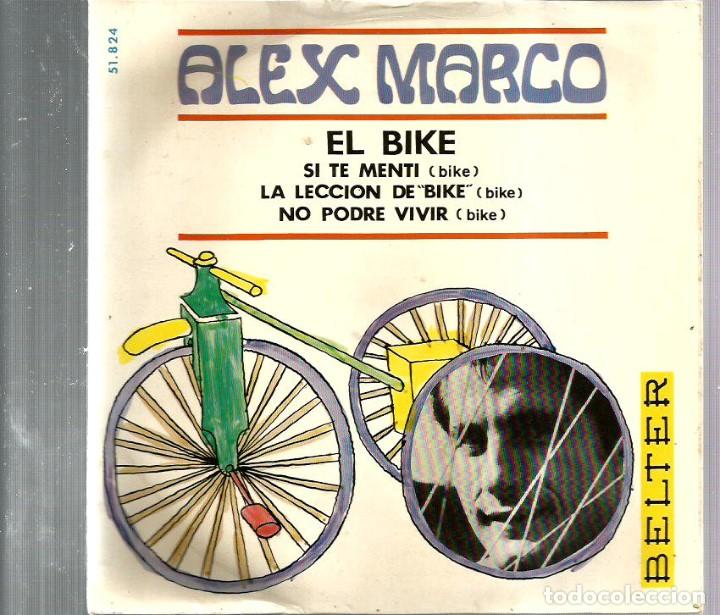 Discos de vinilo: EP ALEX MARCO : EL BIKE - Foto 1