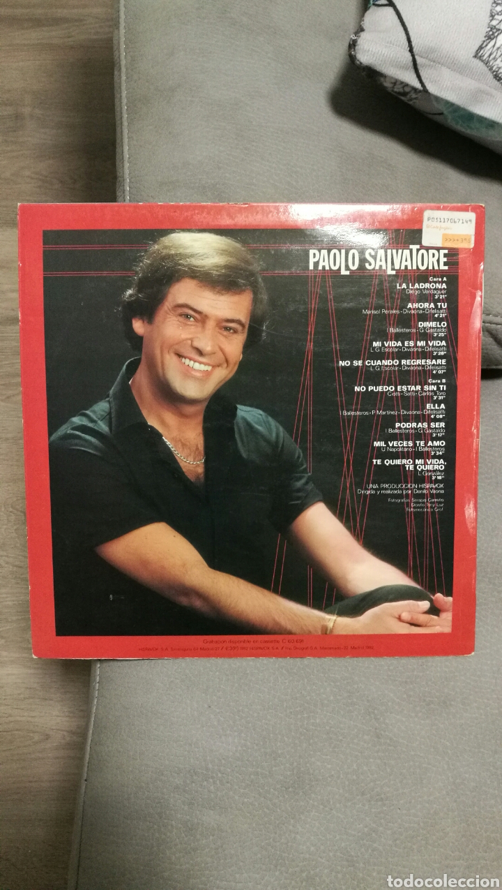 Discos de vinilo: Disco de vinilo Paolo Salvatore. - Foto 2