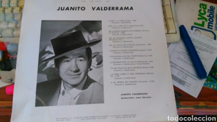 Discos de vinilo: Juanito Valderrama lp 1967 vik - Foto 2