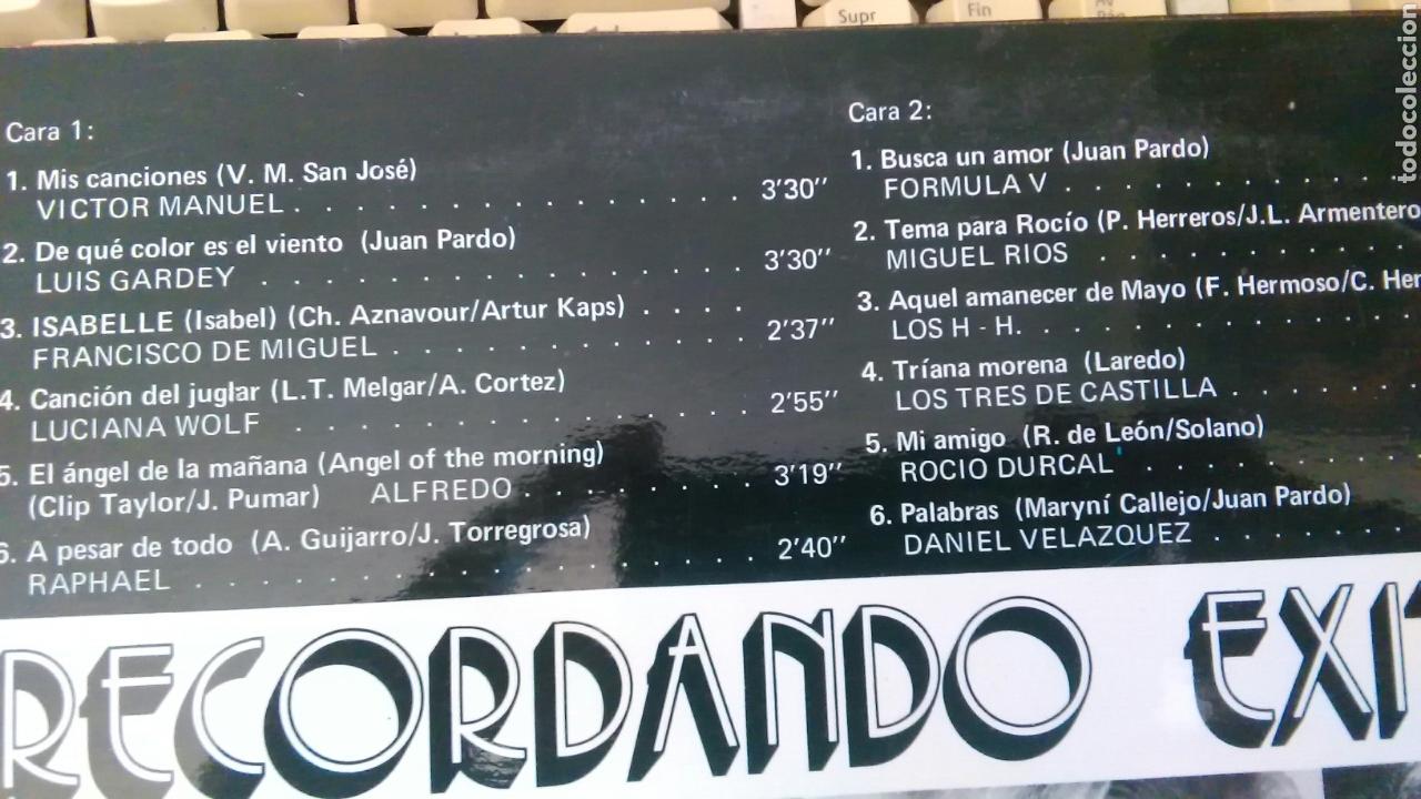 Discos de vinilo: Recordando exitos lp 1971.durcal.rios.raphael.raro - Foto 2