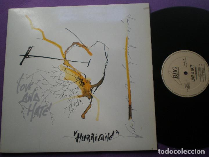 Discos de vinilo: LOVE & HATE - Hurricane - LP BBG 1993 - Foto 1