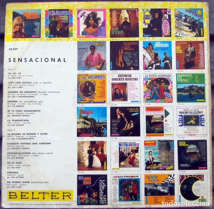 Discos de vinilo: Vinilo LP: Sensacional - Belter (1968) - Foto 2