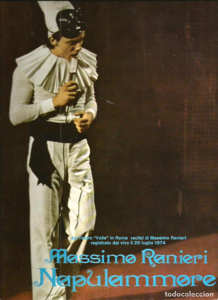 Discos de vinilo: LP MASSIMO RANIERI : NAPULAMMORE - Foto 1