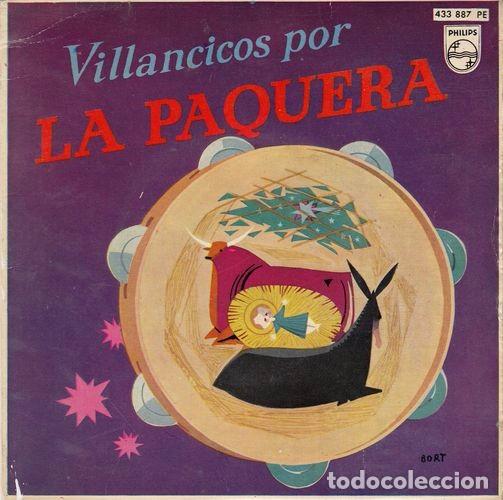 Discos de vinilo: LA PAQUERA DE JEREZ - VILLANCICOS POR LA PAQUERA LIRIO DE LOS VALLES - EP DE VINILO