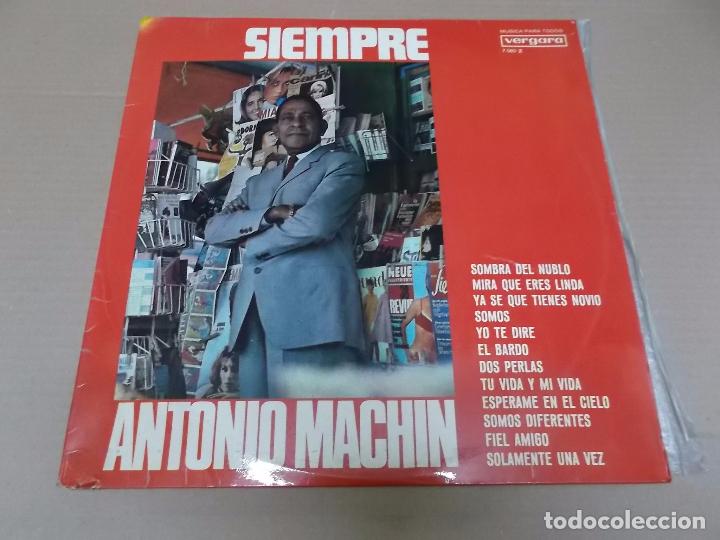 Discos de vinilo: ANTONIO MACHIN (LP) SIEMPRE  A&Ntilde;O 1968 - Foto 1
