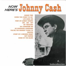 Discos de vinilo: JOHNNY CASH * LP VIRGIN VINYL 140G + CD * NOW HERE'S JOHNNY CASH * PRECINTADO! RARE. Lote 142240161