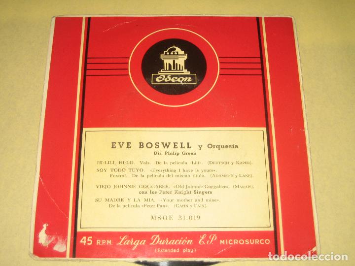Discos de vinilo: EVE BOSWELL - A&Ntilde;OS 50 - Foto 1
