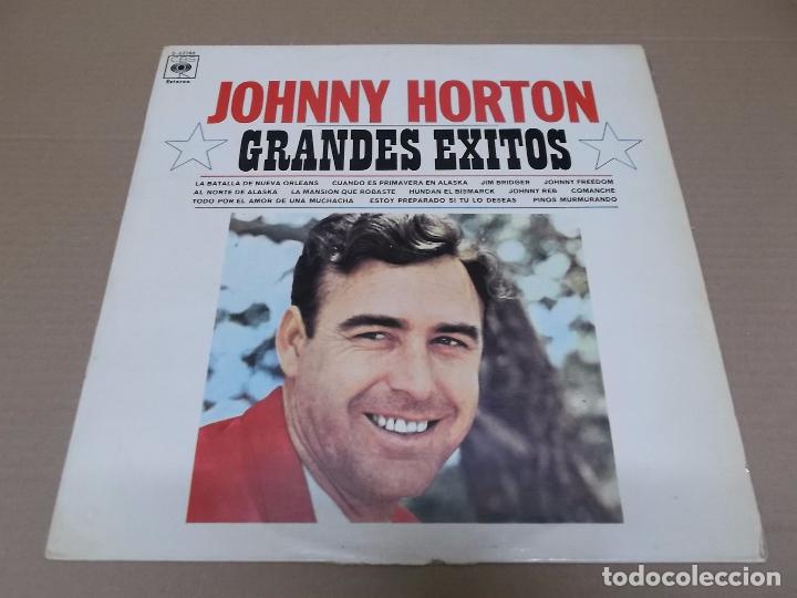 Discos de vinilo: JOHNNY HORTON (LP) GRANDES EXITOS  A&Ntilde;O 1970 - Foto 1