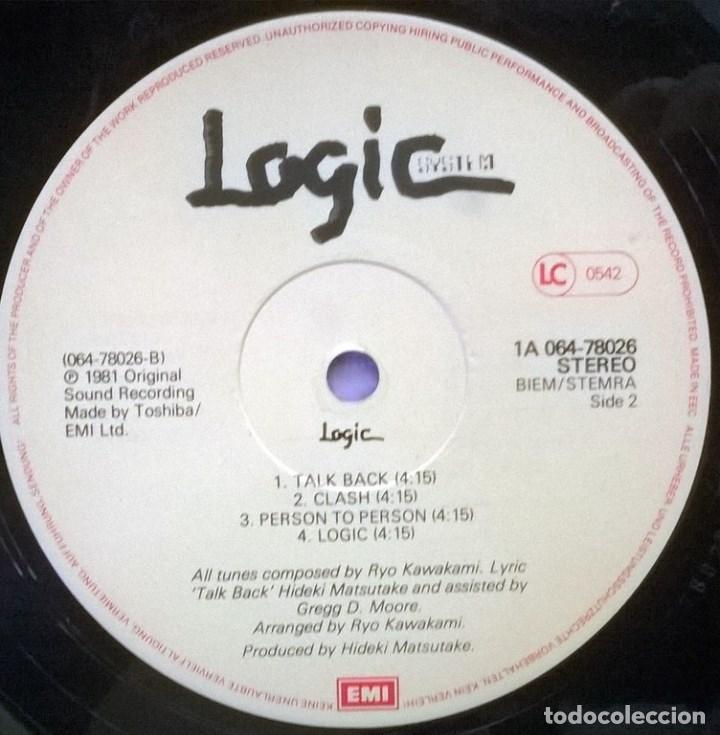 Discos de vinilo: Logic System. Logic. Emi, Holanda 1981 LP - Foto 3
