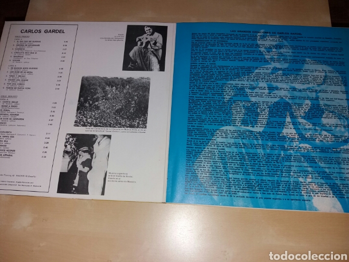 Discos de vinilo: CARLOS GARDEL  - 2 lps - Foto 2