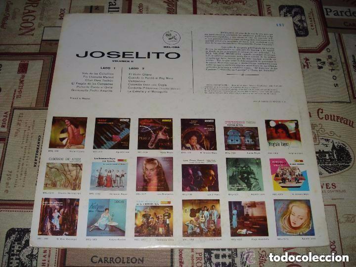Discos de vinilo: JOSELITO-EL VOL.II-MEXICO - Foto 3