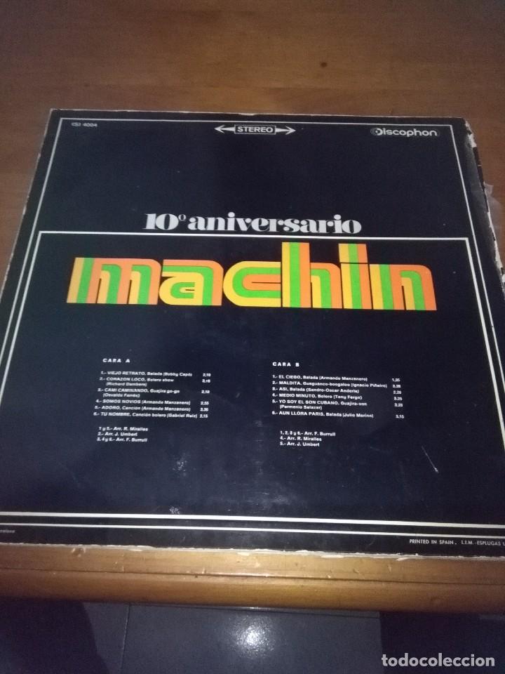 Discos de vinilo: 10&ordm; ANIVERSARIO. MACHIN. C2V - Foto 1