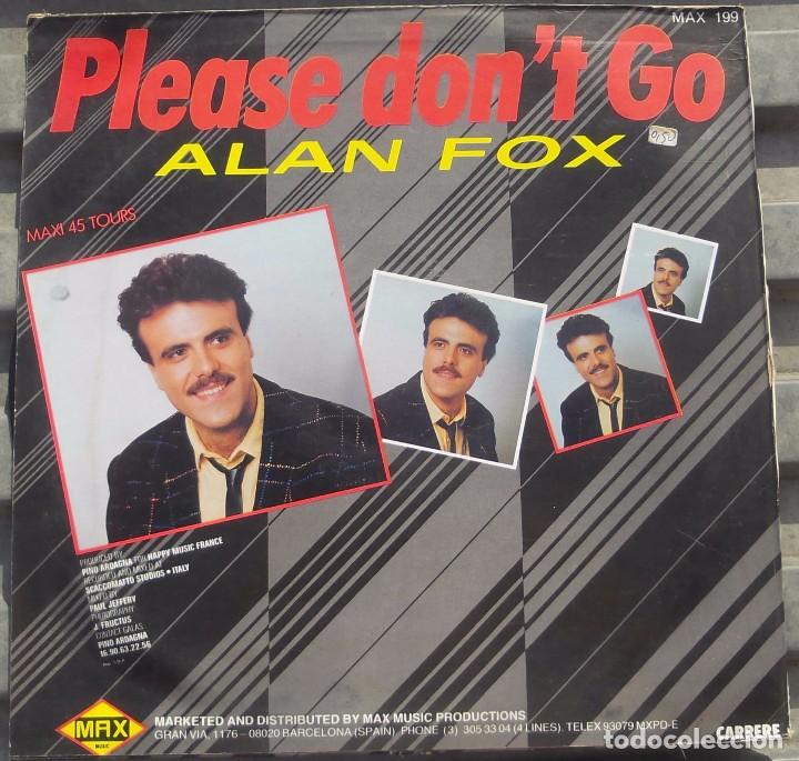 Discos de vinilo: Vinilo LP: Alan Fox, Single Spain, 1986 - Foto 2