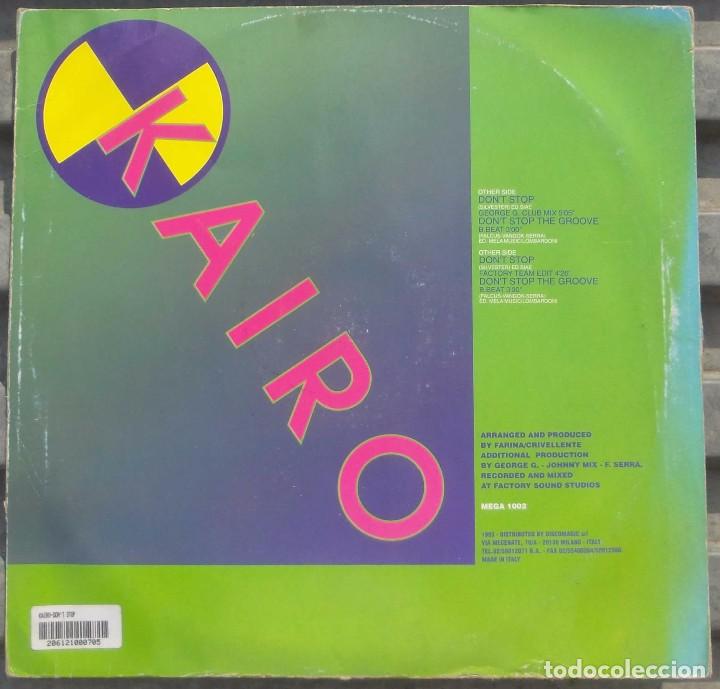Discos de vinilo: Vinilo LP Kairo, Dont Stop, 1993 - Foto 2