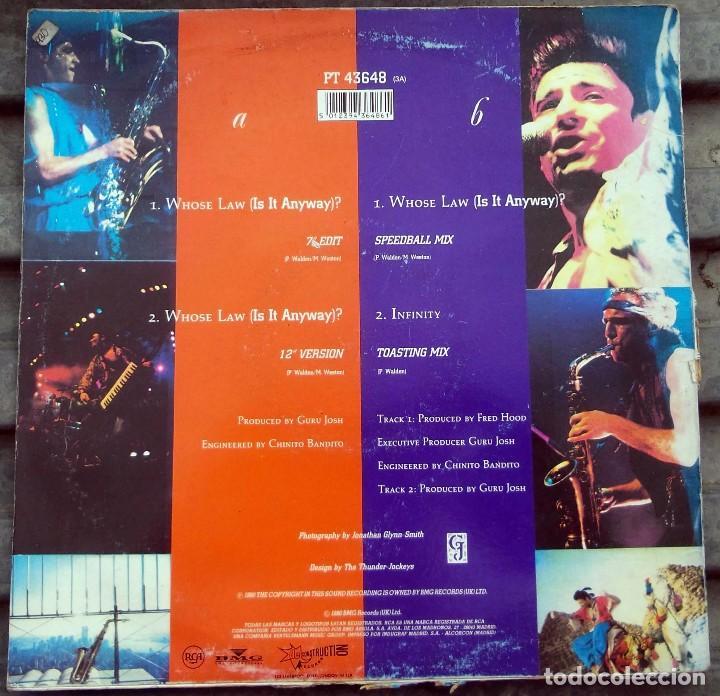Discos de vinilo: Vinilo LP: Guru Josh - Whose Law (Is It Anyway?), 1990 - Foto 2
