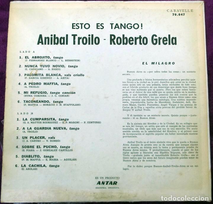 Discos de vinilo: VINILO LP Esto es Tango TROILO GRELA, 1962 - Foto 2 - 99979575