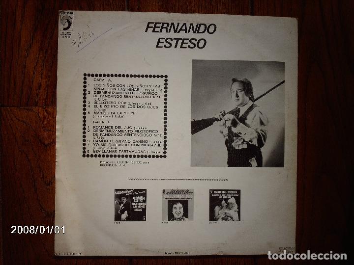 Discos de vinilo: fernando esteso   -  romance del ajo - Foto 2