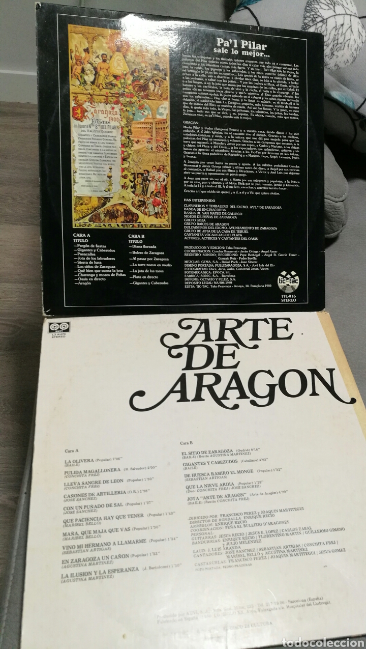 Discos de vinilo: Discos de vinilo de Arag&oacute;n. - Foto 2