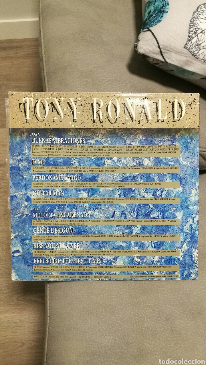 Discos de vinilo: Disco de vinilo Tony Ronald. - Foto 2