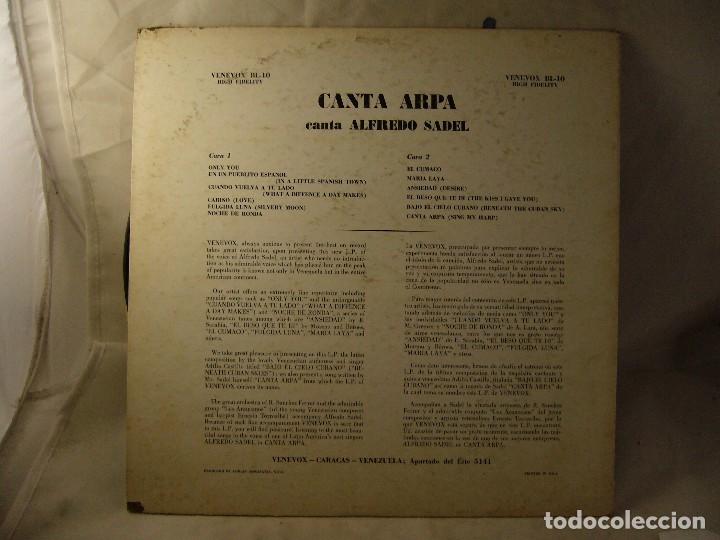 Discos de vinilo: LP DE ALFREDO SADEL-CANTA ARPA - Foto 2