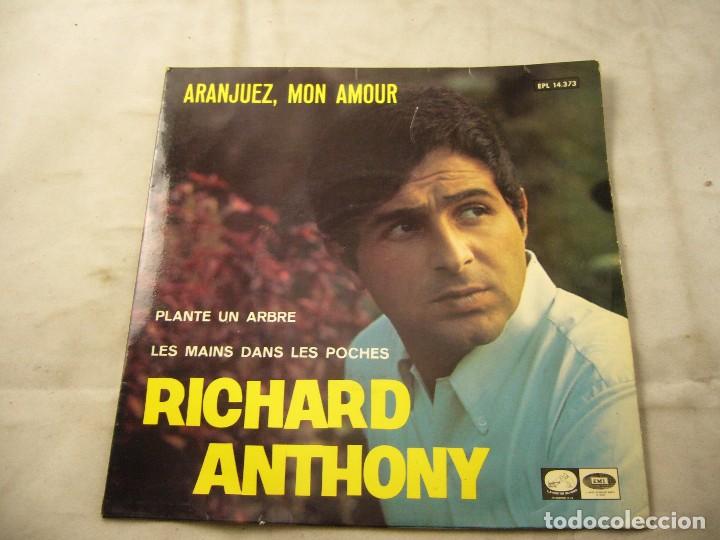 Discos de vinilo: RICHARD ANTHONY EP ARANJUEZ, MON AMOUR 1967 - Foto 1
