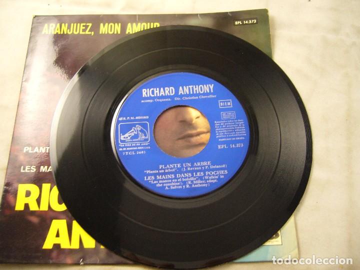 Discos de vinilo: RICHARD ANTHONY EP ARANJUEZ, MON AMOUR 1967 - Foto 3