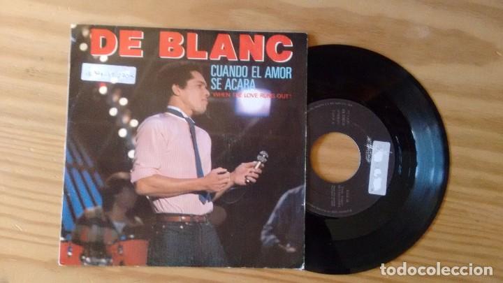 Discos de vinilo: SINGLE (VINILO) DE DE BLANC A&Ntilde;OS 80 - Foto 1