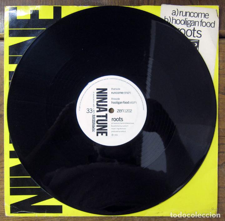 Discos de vinilo: ROOTS - RUNCOME / HOOLIGAN FOOD - 1991 - Foto 3
