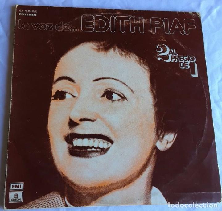 Discos de vinilo: Edith Piaf. La voz de.. - Foto 1