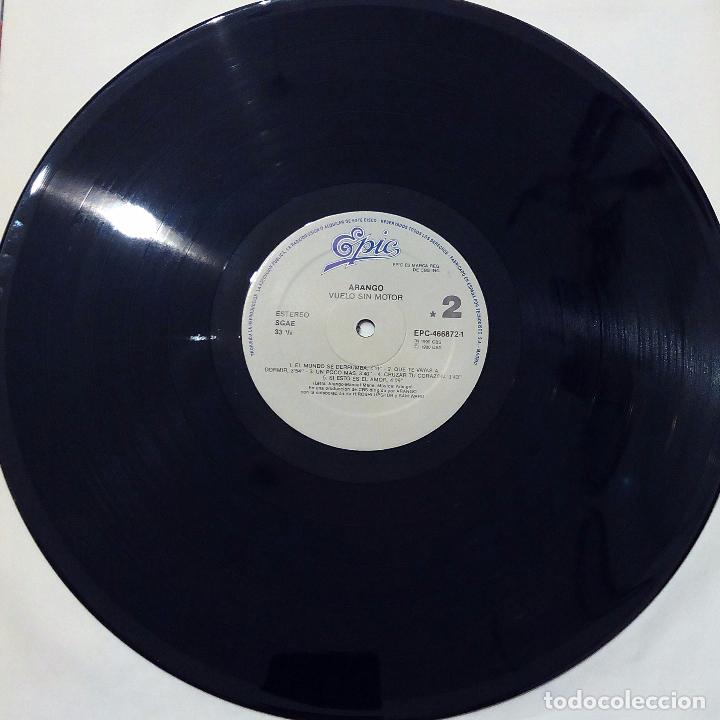 Discos de vinilo: LP ARANGO - VUELO SIN MOTOR - EPIC 1990. - Foto 5