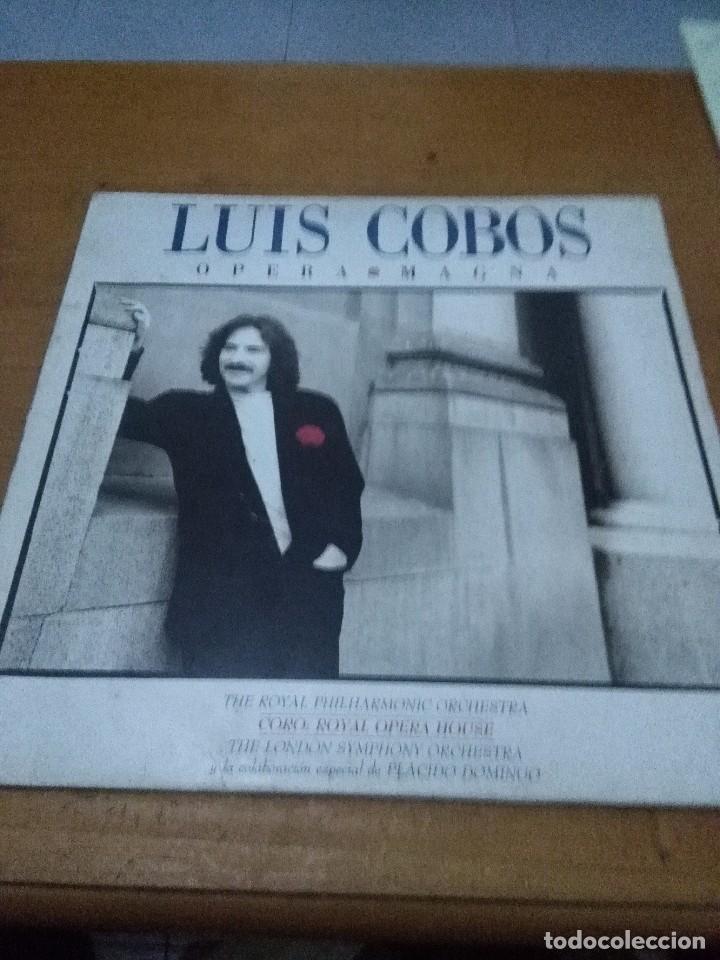 Discos de vinilo: SOLAMENTE LA CARATULA, SIN DISCO. LUIS COBOS OPERA MAGNA. C14V - Foto 1