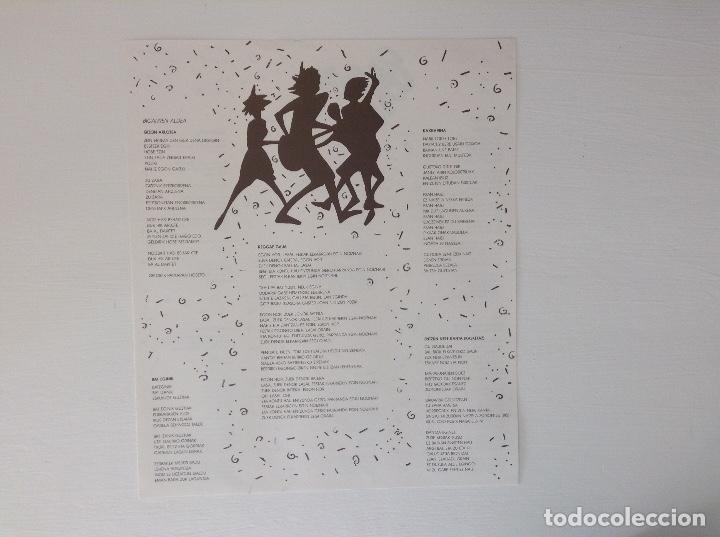Discos de vinilo: EGAN - EGAN - LP vinilo ELKAR 1988 CON LETRAS MINT - Foto 5