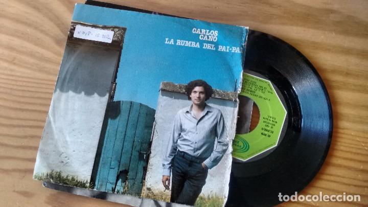 Discos de vinilo: SINGLE (VINILO) DE CARLOS CANO A&Ntilde;OS 80 - Foto 1