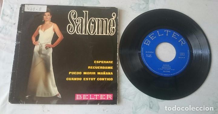 Discos de vinilo: Salom&eacute; : Esperar&eacute; + 3 (Belter 1968) - Foto 1