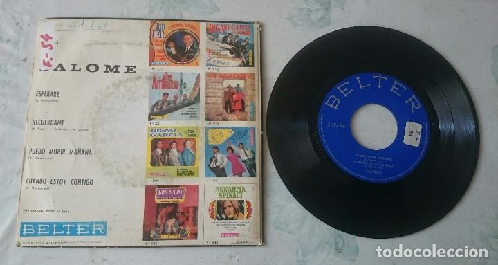 Discos de vinilo: Salom&eacute; : Esperar&eacute; + 3 (Belter 1968) - Foto 2