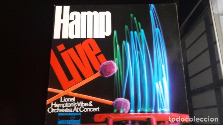 Discos de vinilo: LP LIONEL HAMPTON: HAMP LIVE - Foto 1