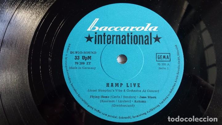 Discos de vinilo: LP LIONEL HAMPTON: HAMP LIVE - Foto 5
