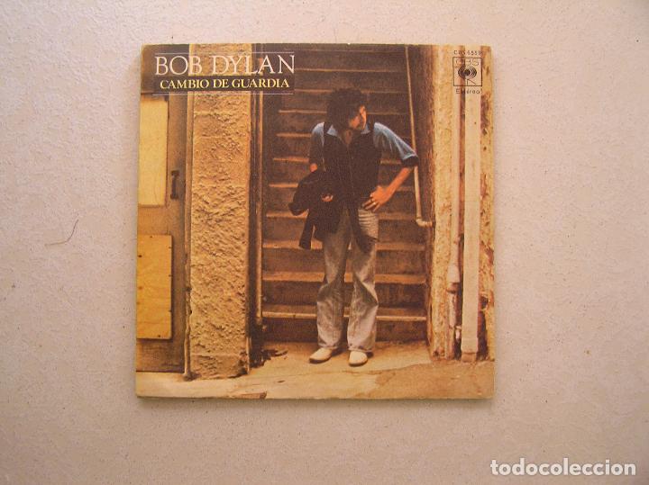 Discos de vinilo: Bob Dylan &lrm;&ndash; Cambio De Guardia - CBS 1978 - SINGLE - T - - Foto 1