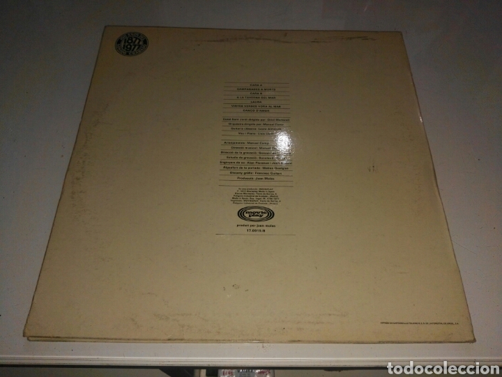 Discos de vinilo: Lluis Llach- LP Campanades a morts 2 - Foto 2