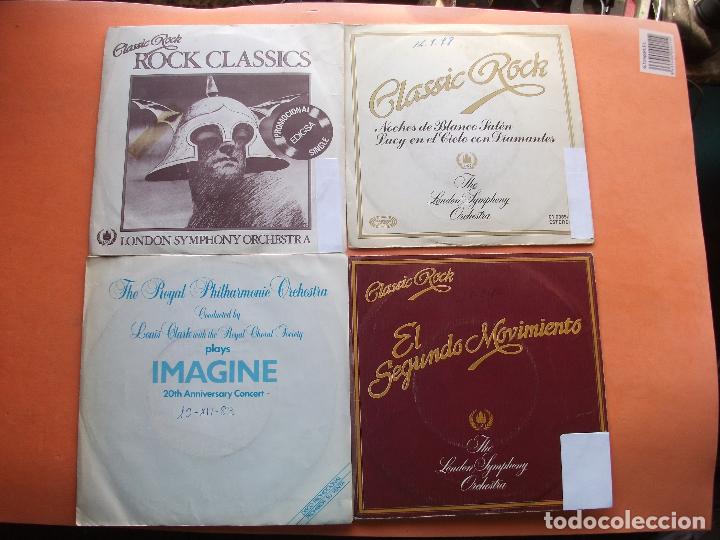 Discos de vinilo: LONDON SYMPHONY ORCHESTRA (3+1) ROCK CLASSIC - BEATLES & OTH. single spain 1978 pdeluxe - Foto 1 - 100260847