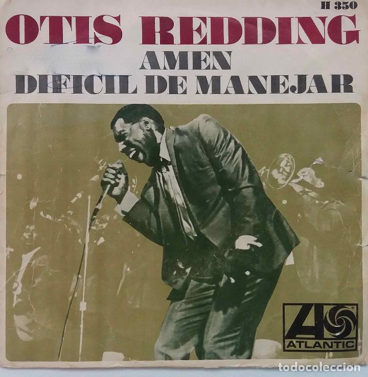 Discos de vinilo: OTIS REDDING, AMEN. SINGLE ESPA&Ntilde;A - Foto 1